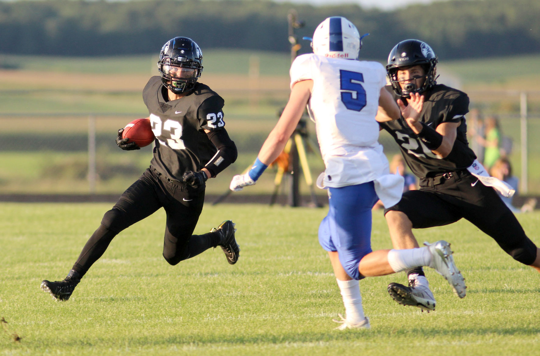 Saint Croix Falls at Bloomer football 8-23-19